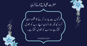 Hazrat Ali Quotes In Urdu 1 mola ali Quotes In Urdu