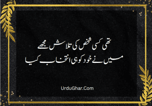 best 2 line poetry in urdu