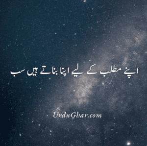 urdu one liner captions copy paste