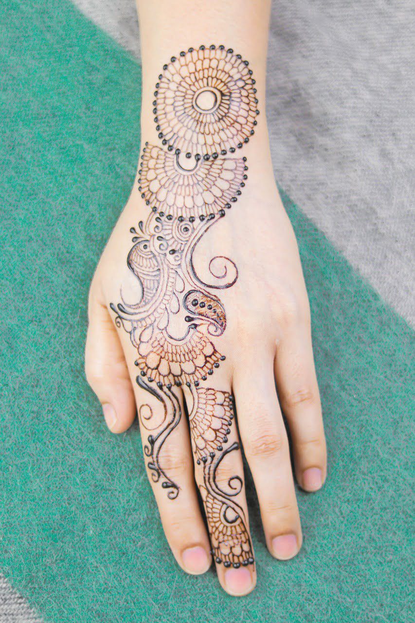 Arabic Mehndi Designs on hand