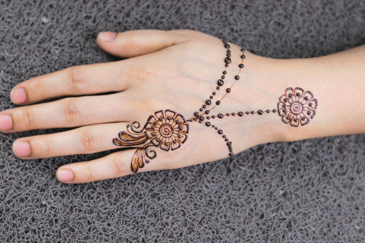 Arabic Mehndi Designs on hand