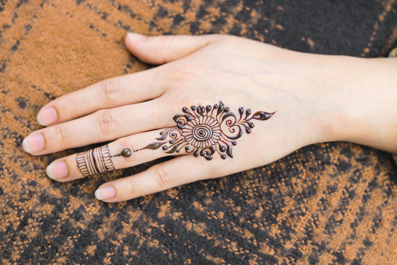 Arabic Mehndi Designs on hand