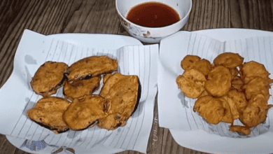 Baingan Pakora Recipe - Baigan Ke Pakode Banane ka Tarika