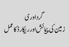 Girdwari – The process of measuring and recording land گرداوری کیا ہے